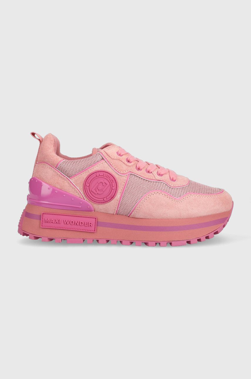 Sneakers boty Liu Jo WONDER 52 růžová barva, BA3085PX027S1688 - růžová -  Svršek: Umělá hmota