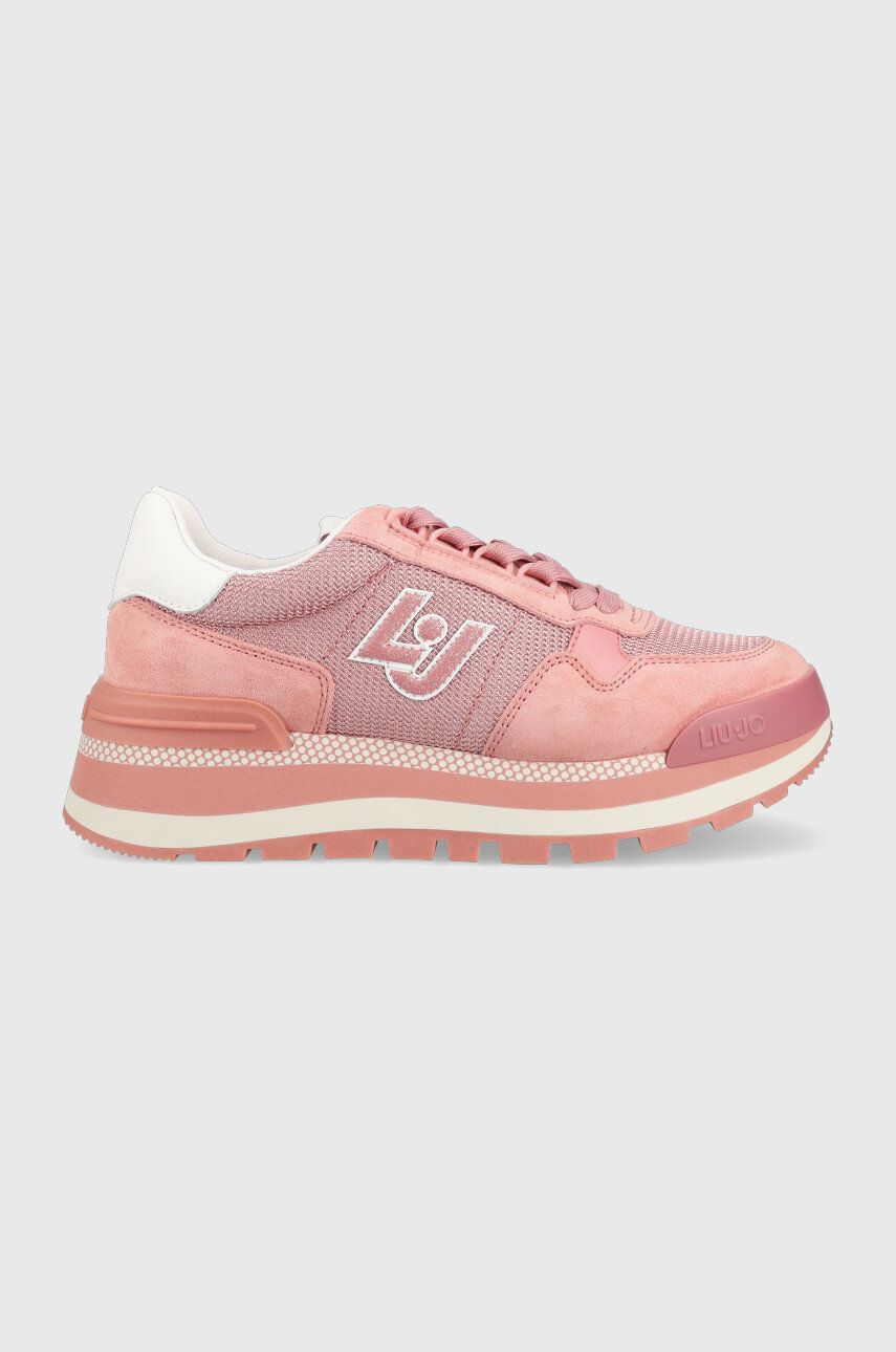 Sneakers boty Liu Jo AMAZING 16 růžová barva, BA3119PX027S1688 - růžová -  Svršek: Umělá hmota