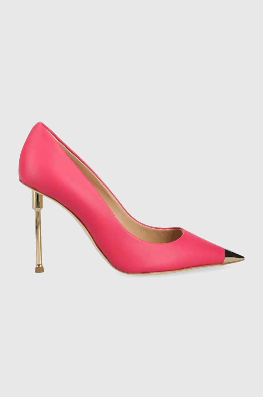 Elisabetta Franchi stilettos de piele culoarea roz, SA14L31E2 Answear 2023-09-24