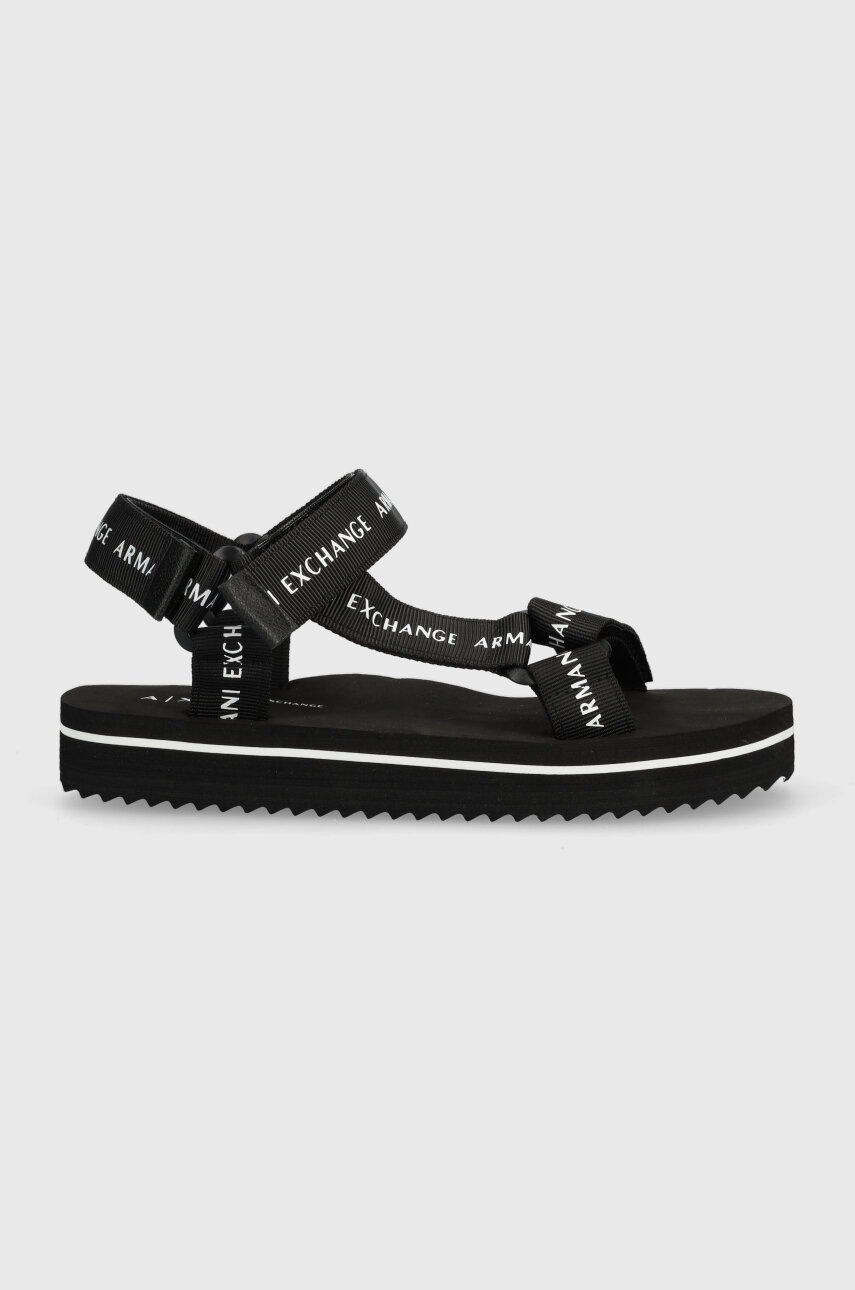 

Сандали Armani Exchange в черно XDP036.XV701.00002, Черен