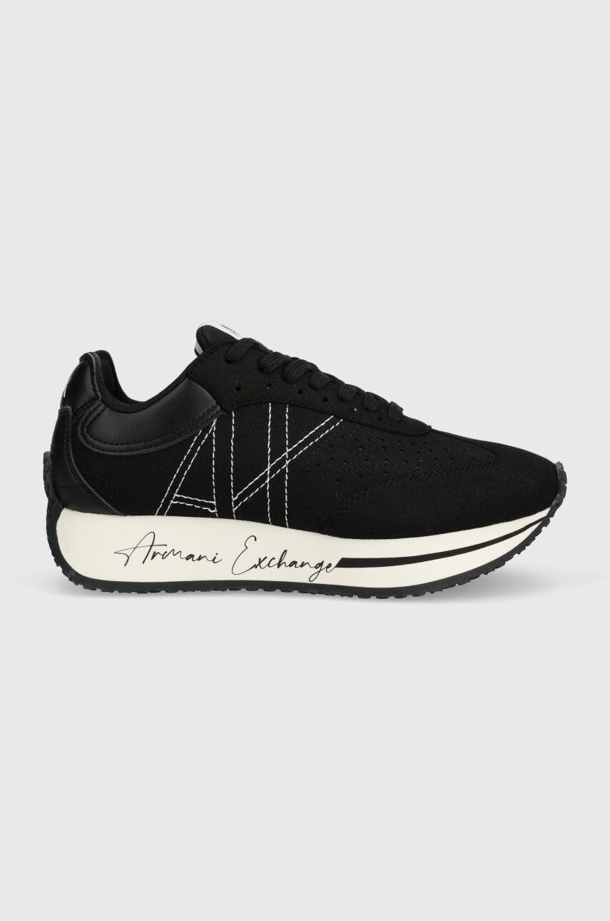 Armani Exchange sneakers culoarea negru, XDX121.XV709.K001 answear.ro poza 2022 adidasi-sport.ro cel mai bun pret  online