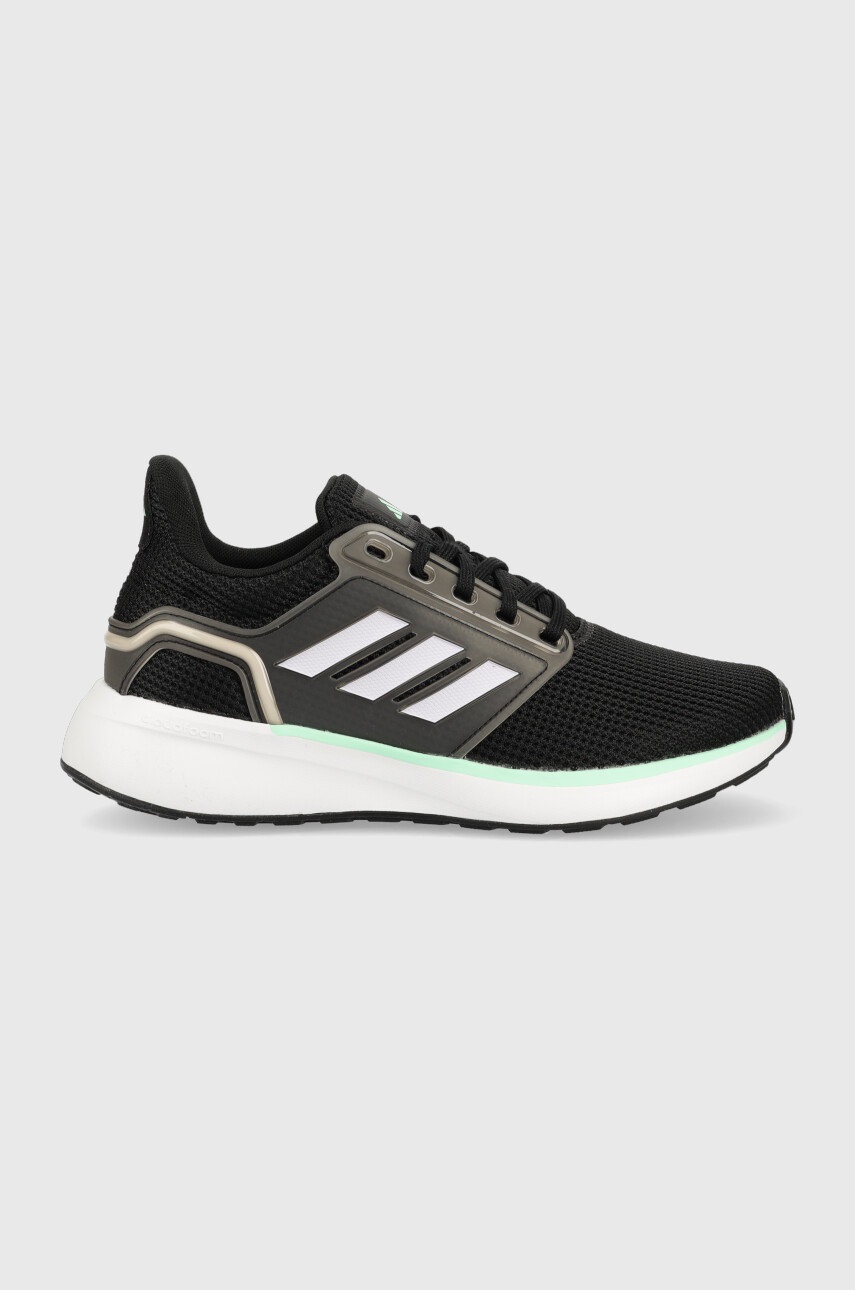 Levně Běžecké boty adidas Performance EQ19 Run černá barva