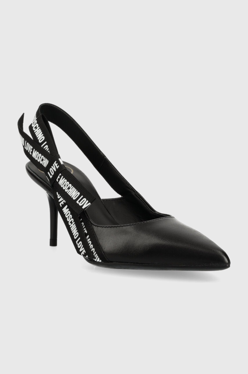 

Туфлі Love Moschino Scarpad Spillo 70 колір чорний JA10027G1G