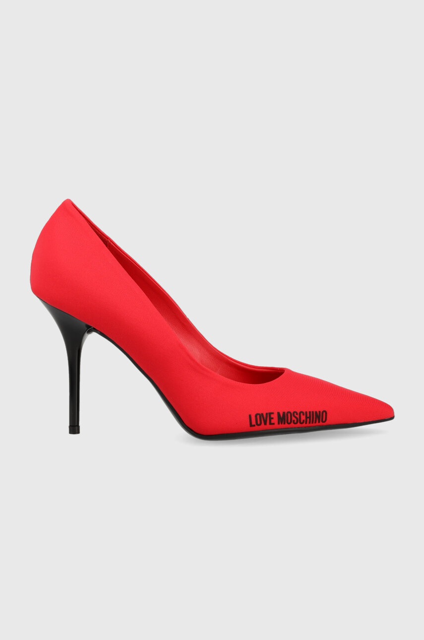 

Туфлі Love Moschino Scarpad Spillo 95 колір червоний JA10089G1G