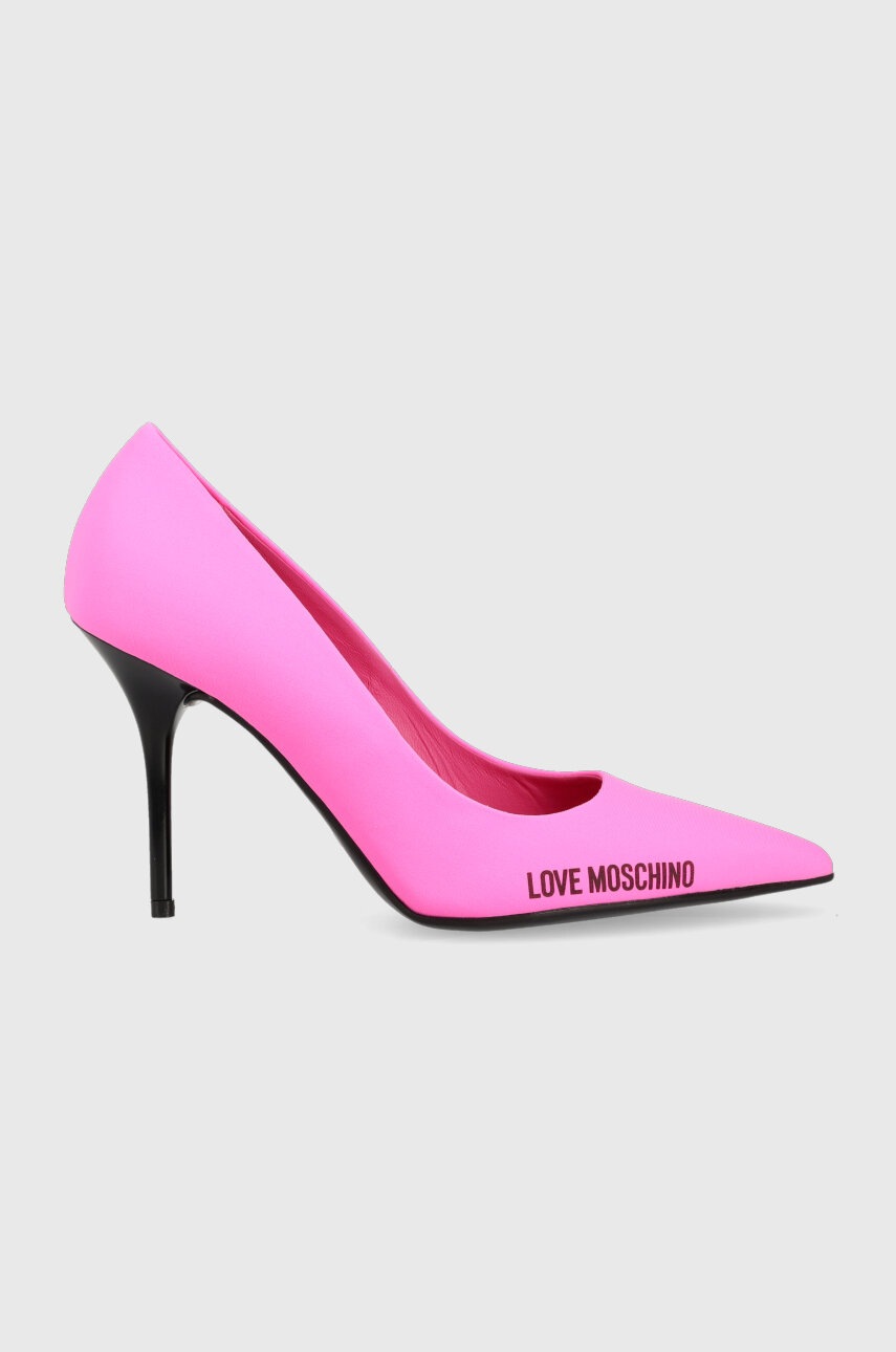 

Туфли Love Moschino Scarpad Spillo 95 цвет розовый JA10089G1G