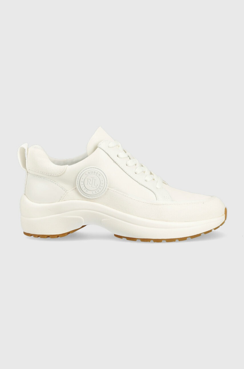 

Маратонки Lauren Ralph Lauren Reaghan в бяло 802891483001, Бял