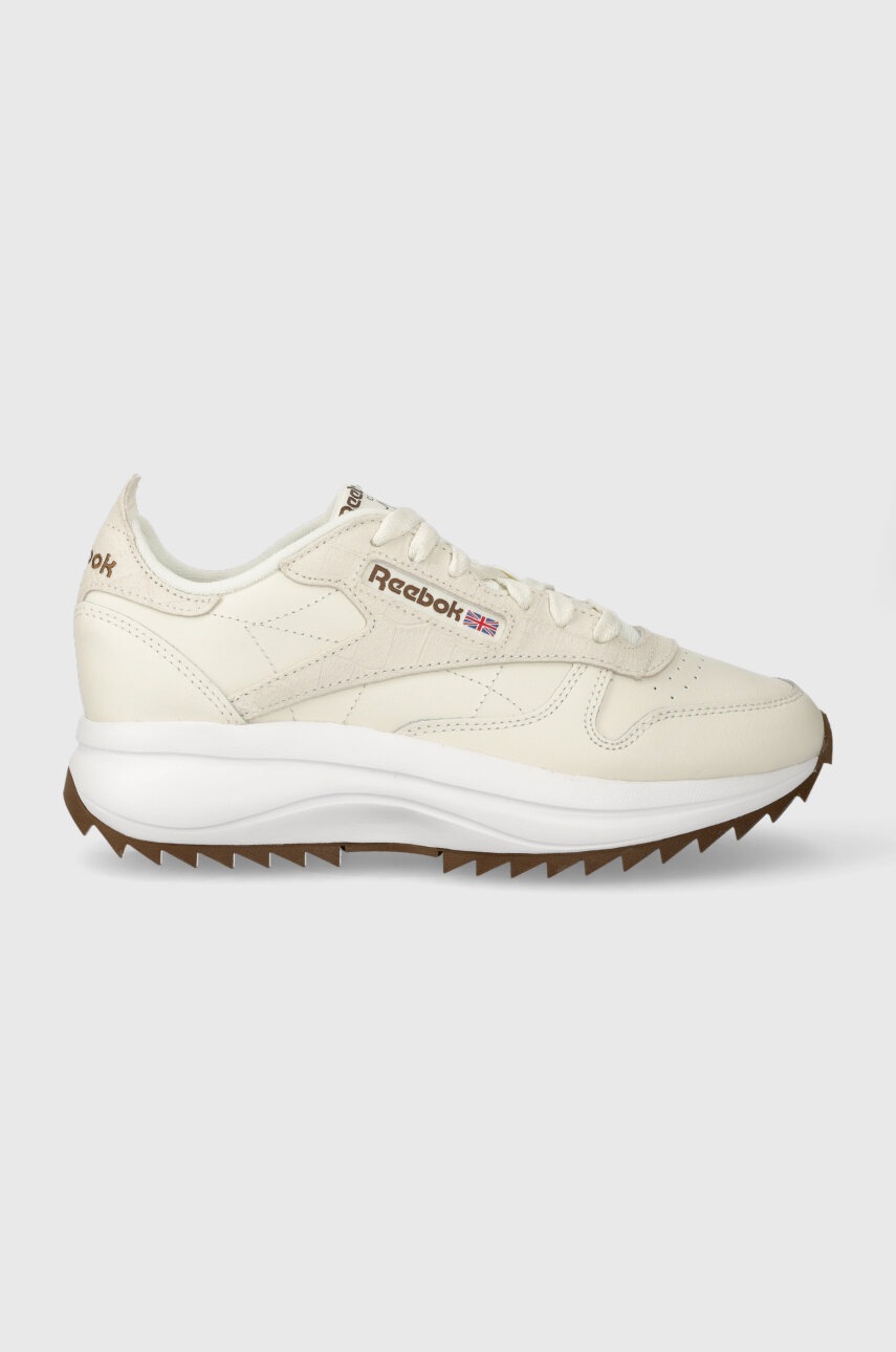 Reebok Classic sneakers din piele CLASSIC LEATHER SP culoarea bej