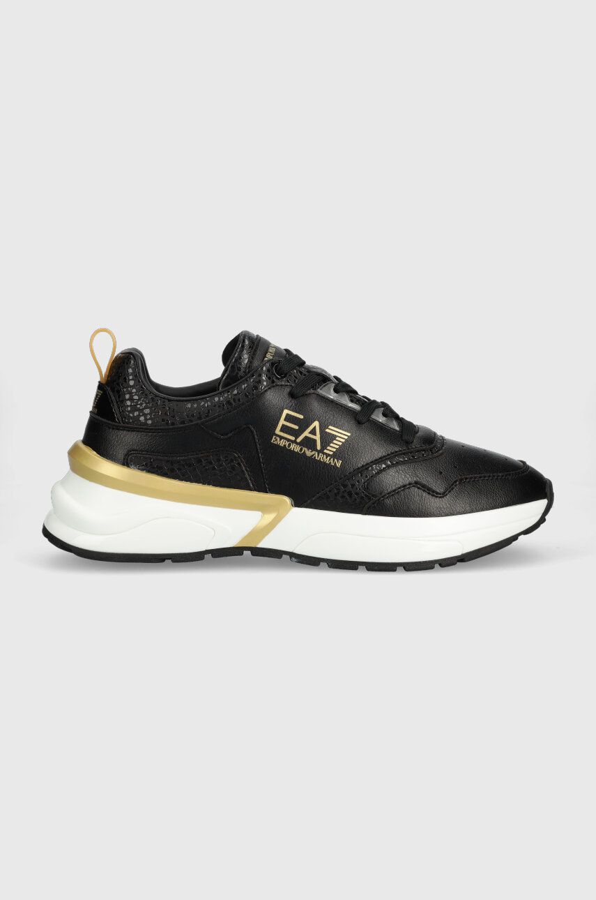 Ea7 Emporio Armani Sneakers Culoarea Negru, X7x007 Xk310 K476