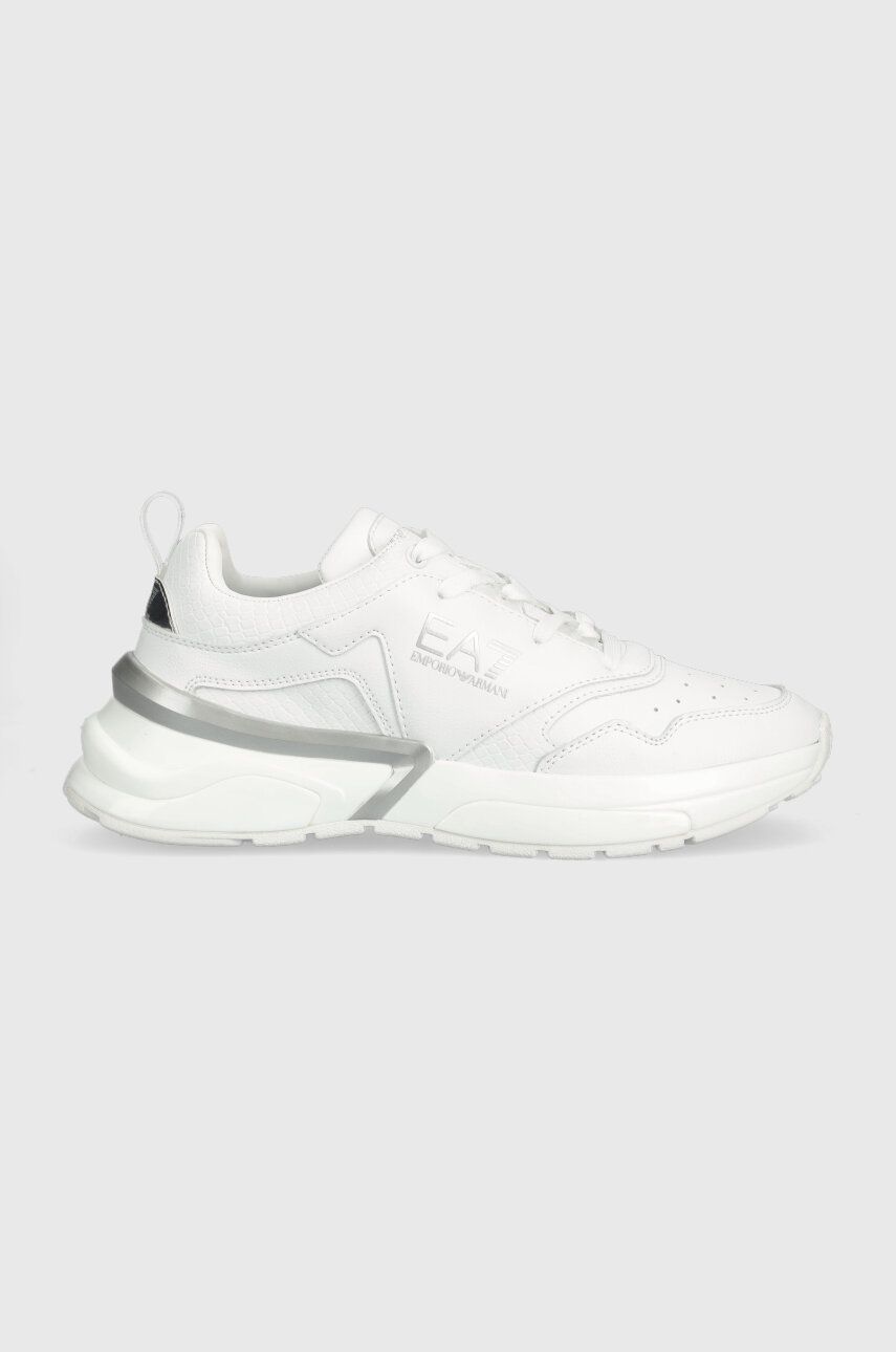 Sneakers boty EA7 Emporio Armani bílá barva, X7X007 XK310 N069 - bílá -  Svršek: Umělá hmota