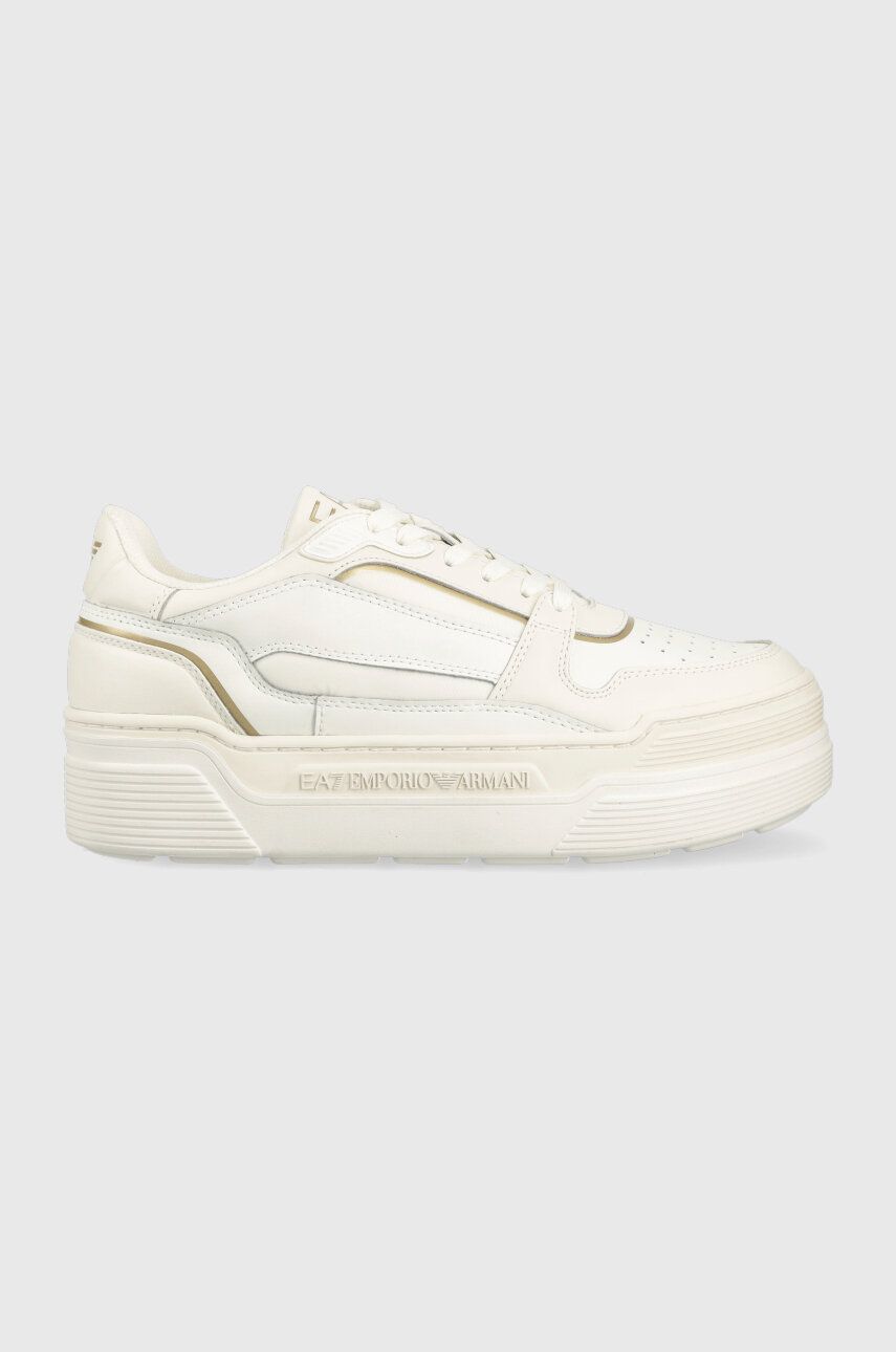 Sneakers boty EA7 Emporio Armani bílá barva, X7X010 XK334 S506 - bílá -  Svršek: Textilní mater