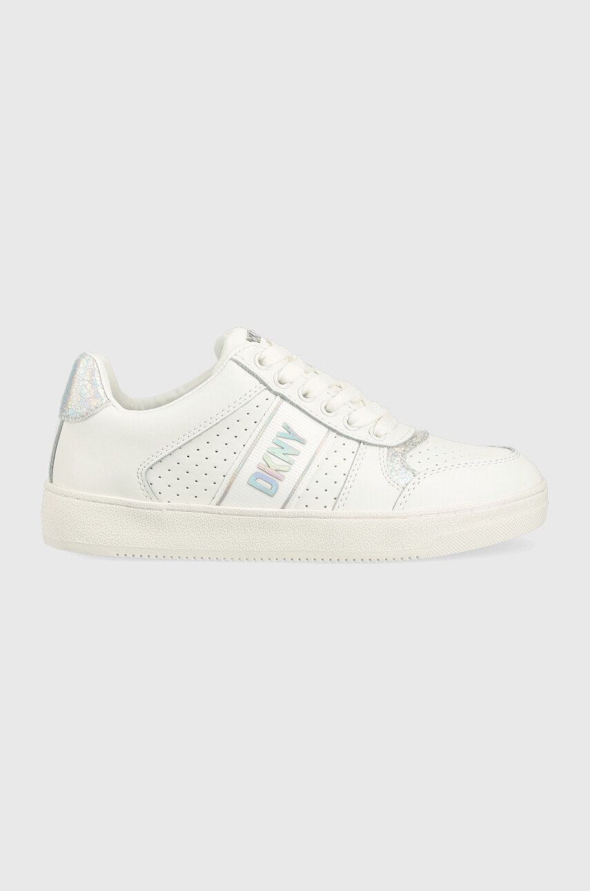 Sneakers boty Dkny ODLIN bílá barva, K4215349 - bílá -  Svršek: Umělá hmota