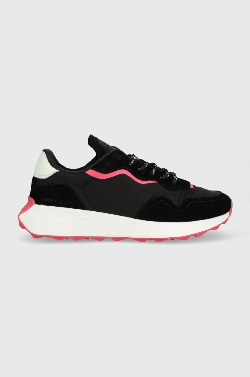 

Кросівки Tommy Jeans WMNS NEW RUNNER колір чорний EN0EN02143