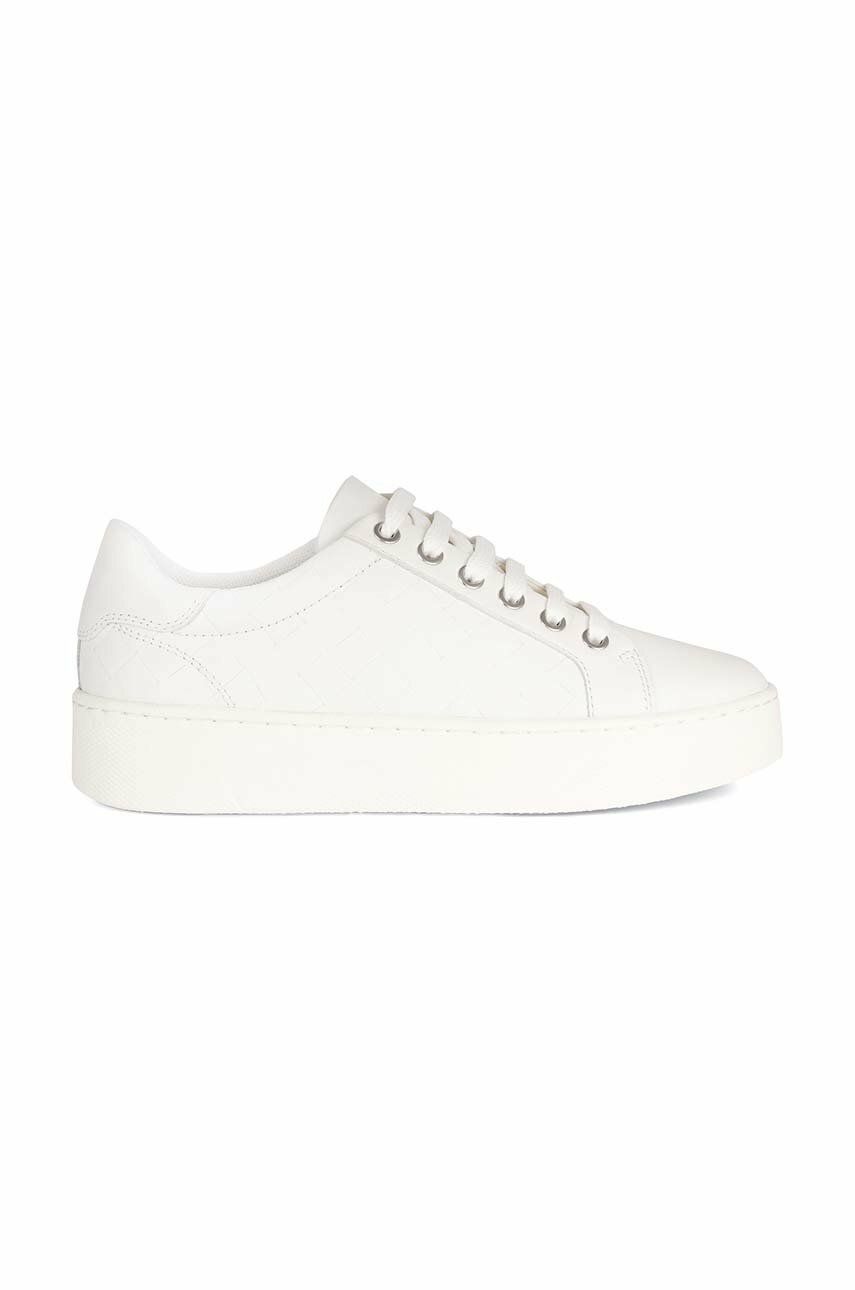 Geox sneakers din piele D SKYELY culoarea alb, D35QXC 04785 C1000