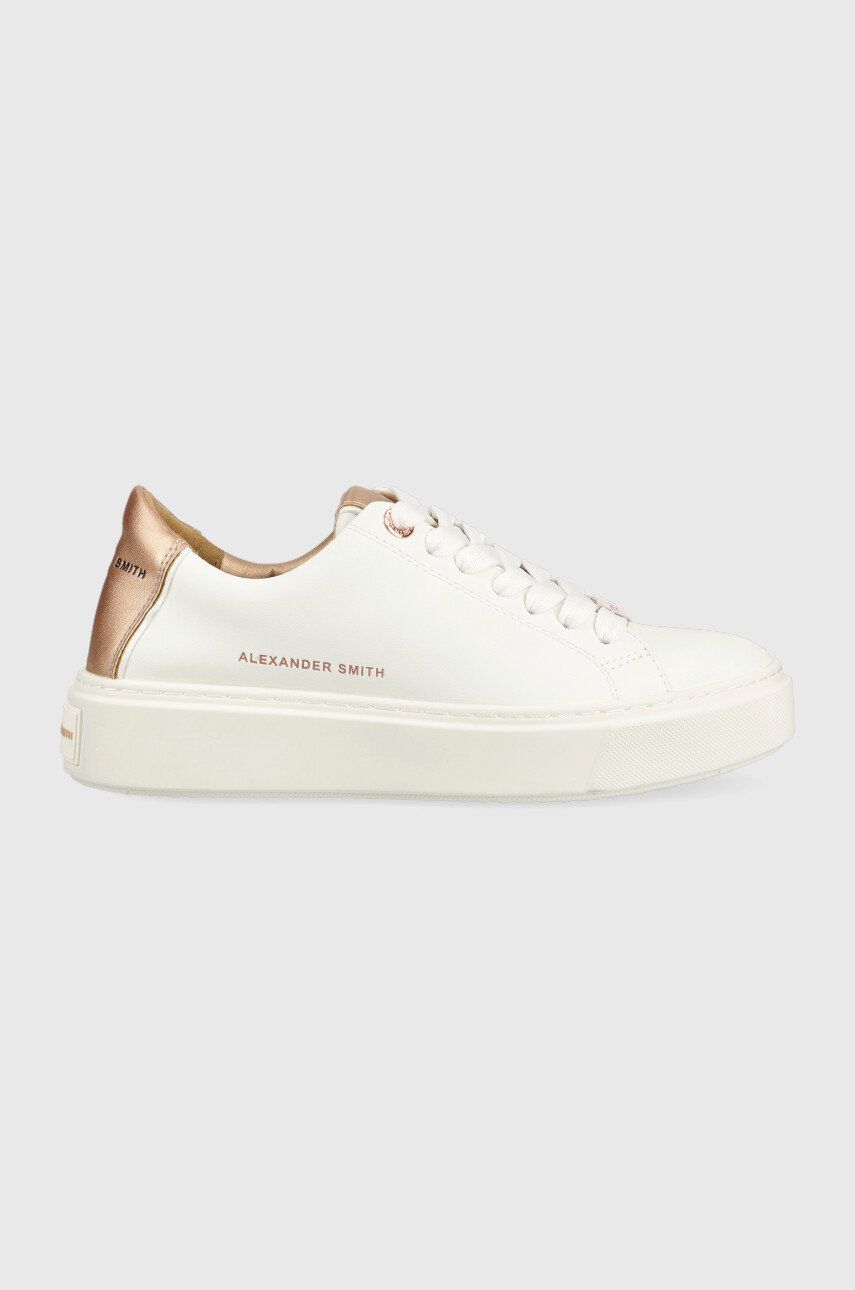 Alexander Smith sneakers din piele London culoarea alb, ALAWN2D76WCP
