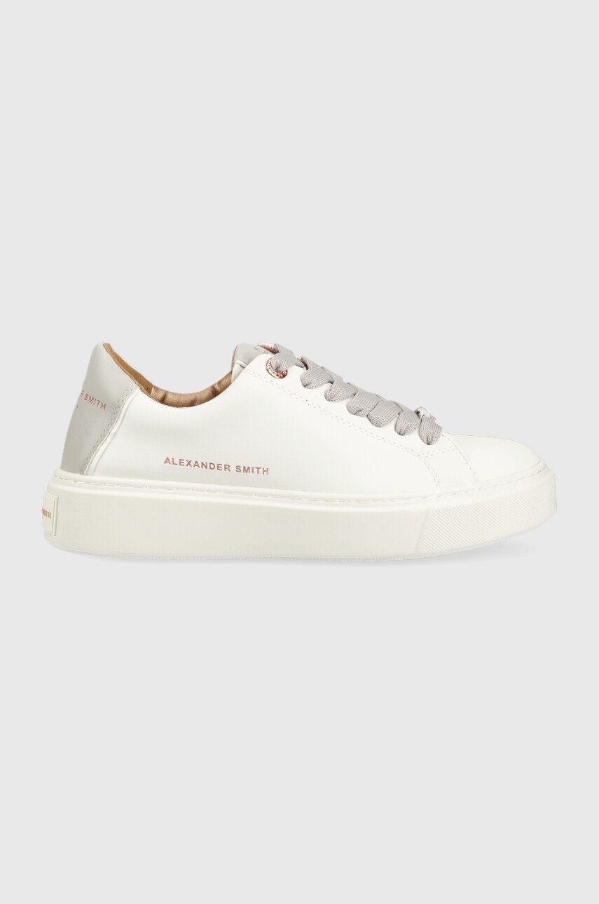 Alexander Smith sneakers London culoarea alb, ALAWN2D76WPY
