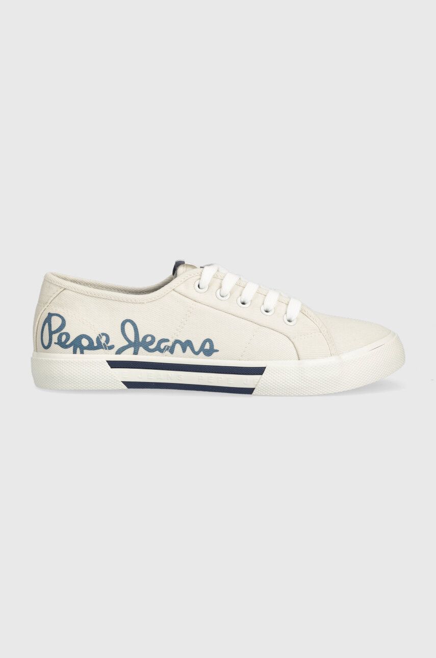 Pepe Jeans Tenisi Brady Femei, Culoarea Bej, Pls31438