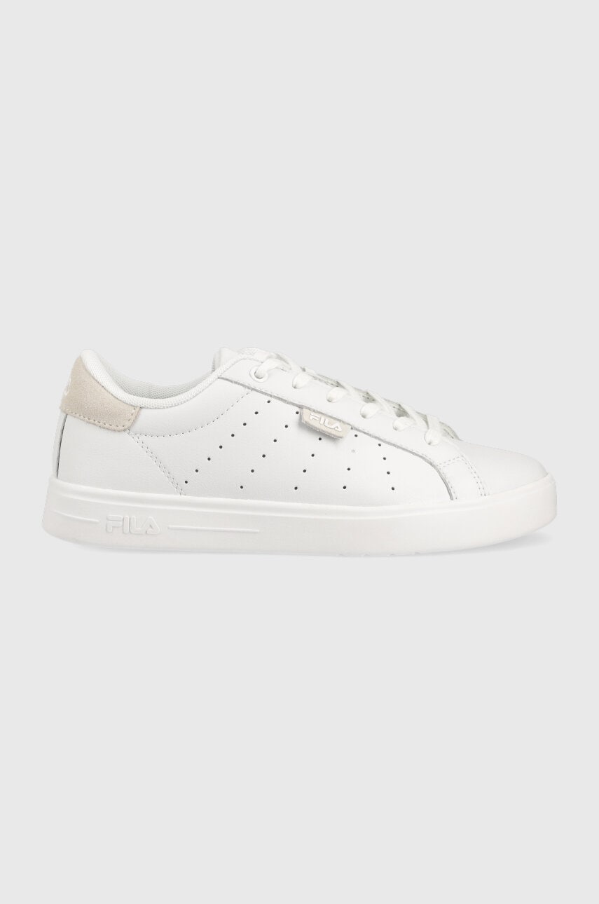 Fila Adidasi din piele LUSSO culoarea alb