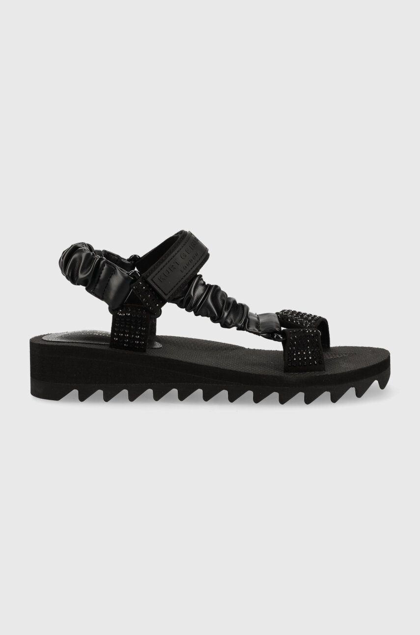 Kurt Geiger London sandale Orion femei, culoarea negru, cu platforma, 2899800069 Answear 2023-03-19