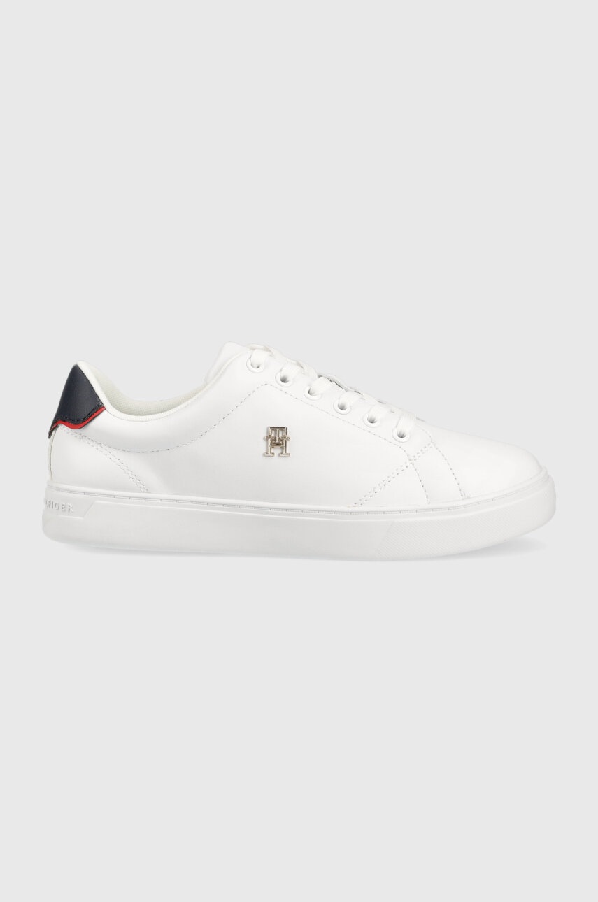 

Кожени маратонки Tommy Hilfiger ELEVATED ESSENTIAL COURT SNEAKER в бяло, Бял
