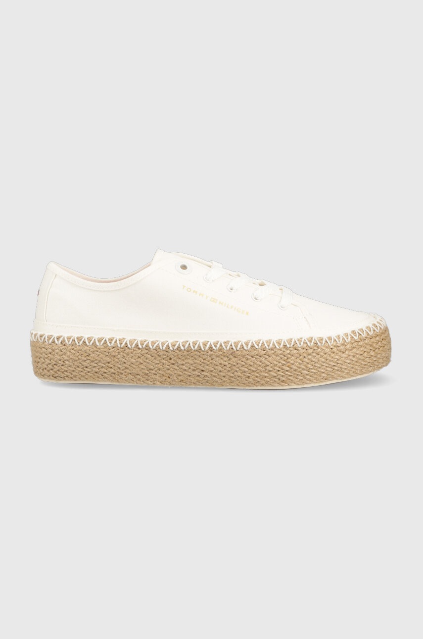

Кеды Tommy Hilfiger ROPE VULC SNEAKER CORPORATE женские цвет белый