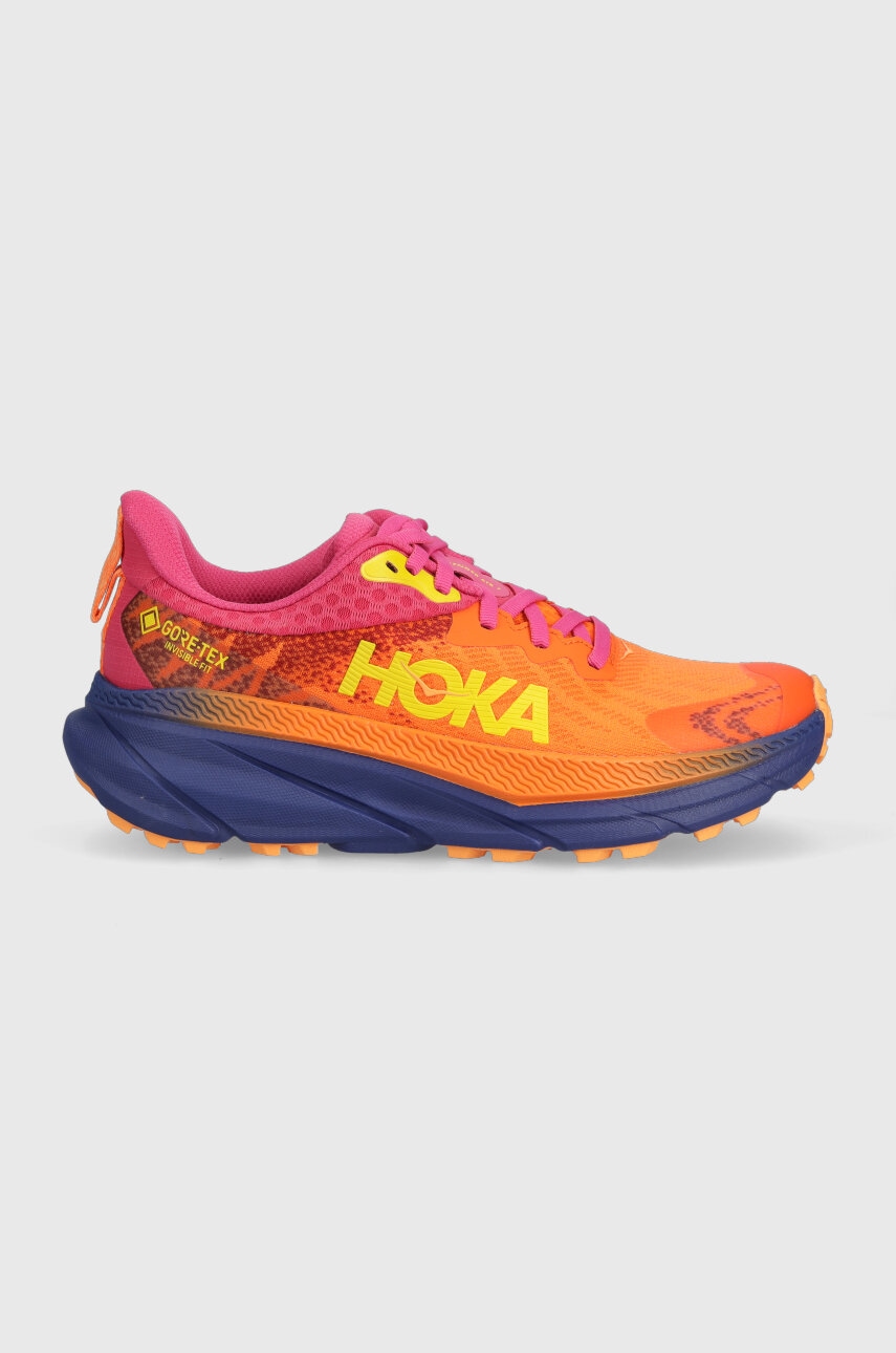 Hoka One One pantofi de alergat Challenger ATR 7 GTX culoarea portocaliu, 1134502