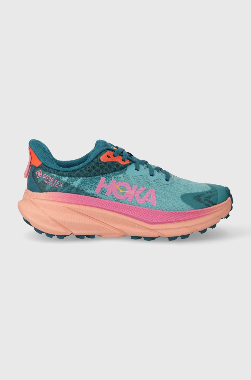 Hoka One One pantofi de alergat Challenger ATR 7 GTX culoarea turcoaz