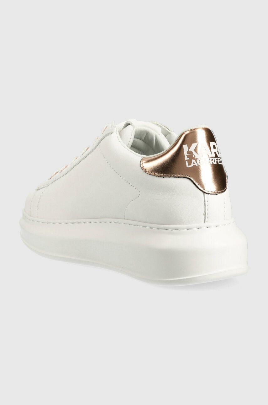 Karl Lagerfeld Sneakers Din Piele KAPRI Culoarea Alb, KL62538
