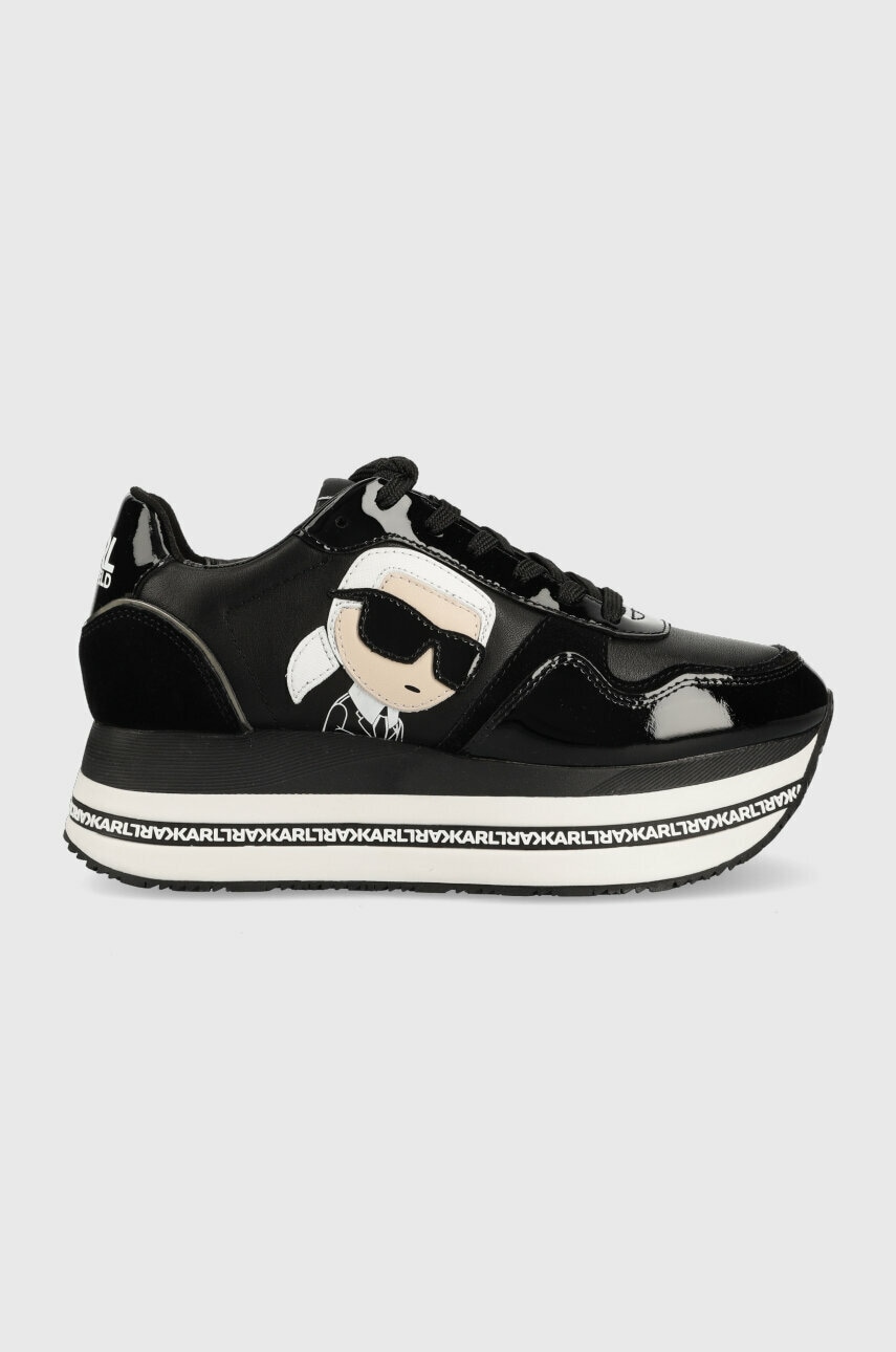 Karl Lagerfeld sneakers VELOCITA MAX culoarea negru, KL64930N