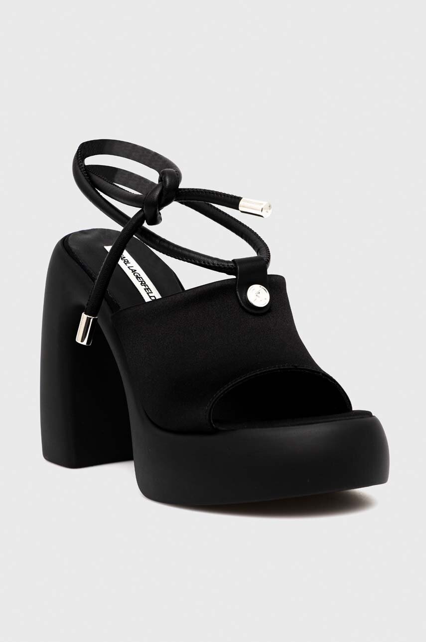 

Сандалии Karl Lagerfeld ASTRAGON HI цвет чёрный KL33725