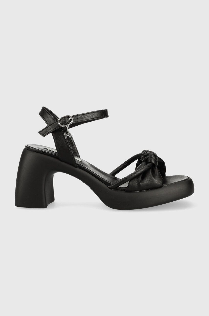 Karl Lagerfeld sandale ASTRAGON culoarea negru, KL33815 answear.ro