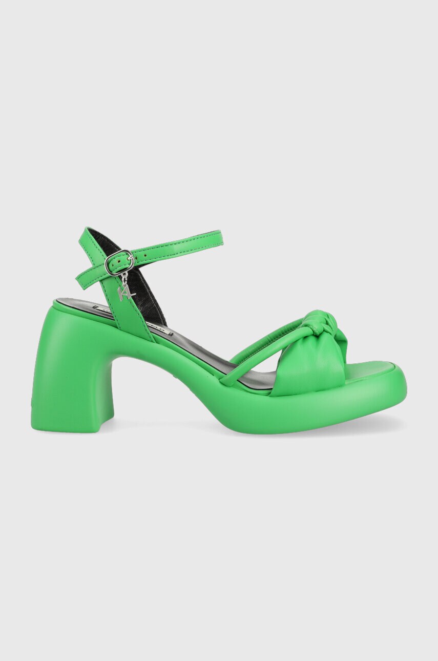 

Сандали Karl Lagerfeld ASTRAGON в зелено KL33815, Зелен