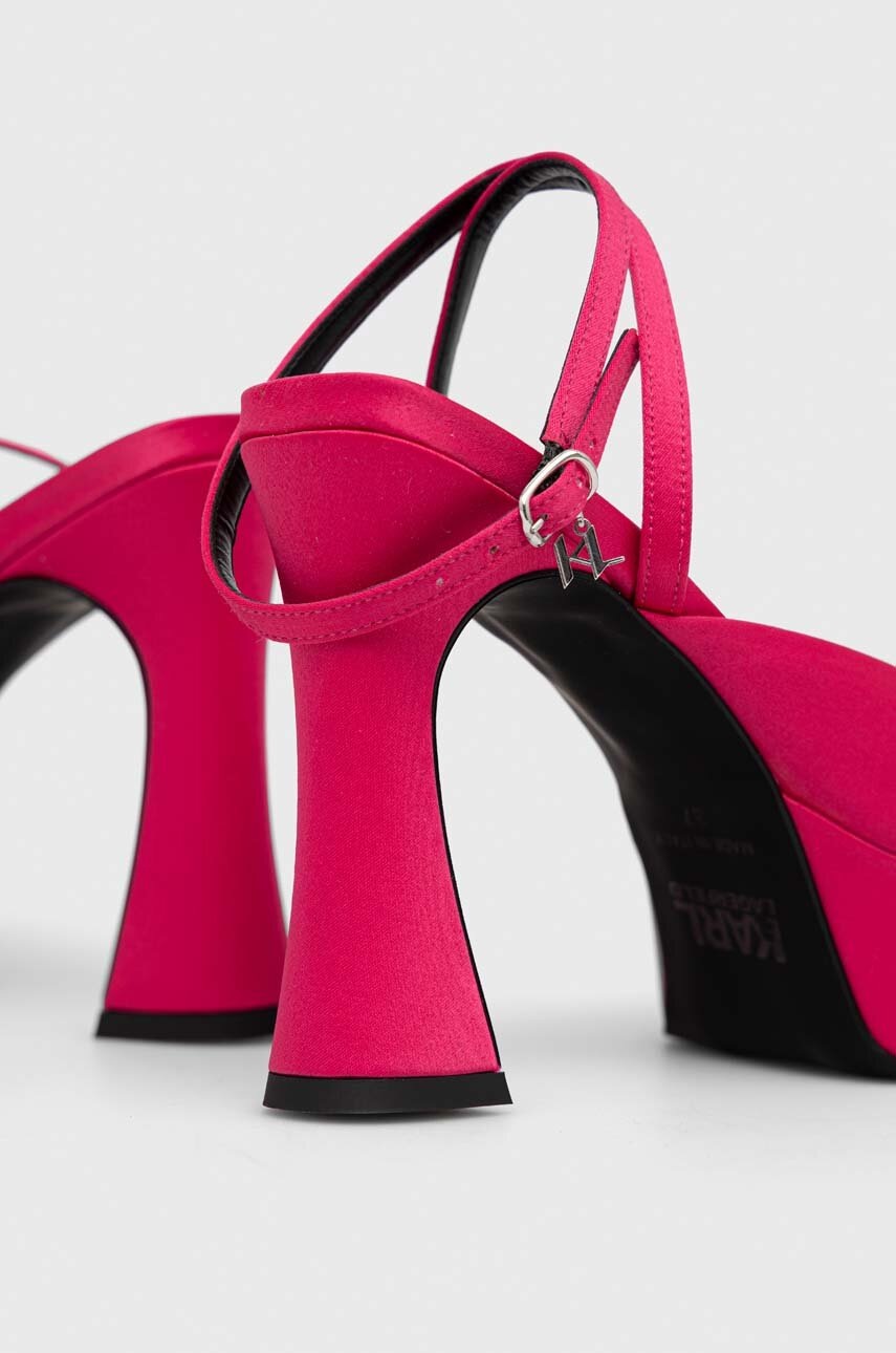 Сандалі Karl Lagerfeld LAZULA колір рожевий KL33905 