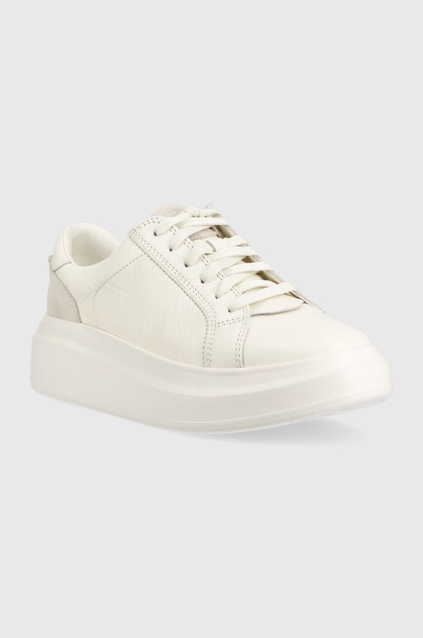 

Кожаные кроссовки UGG Scape Lace цвет серый 1130763
