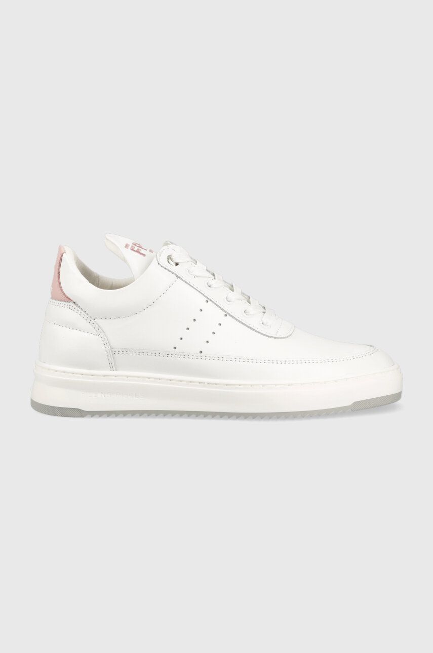 Filling Pieces sneakers din piele Low Top Bianco culoarea alb, 10127792081 Answear 2023-03-19