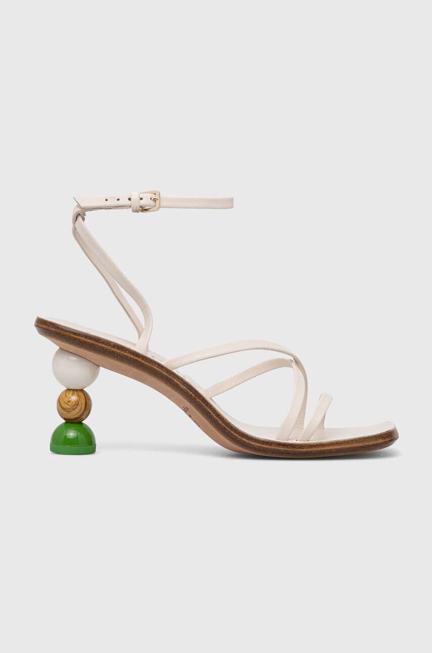 

Кожени сандали Kate Spade Charmer в бежово, Бежов