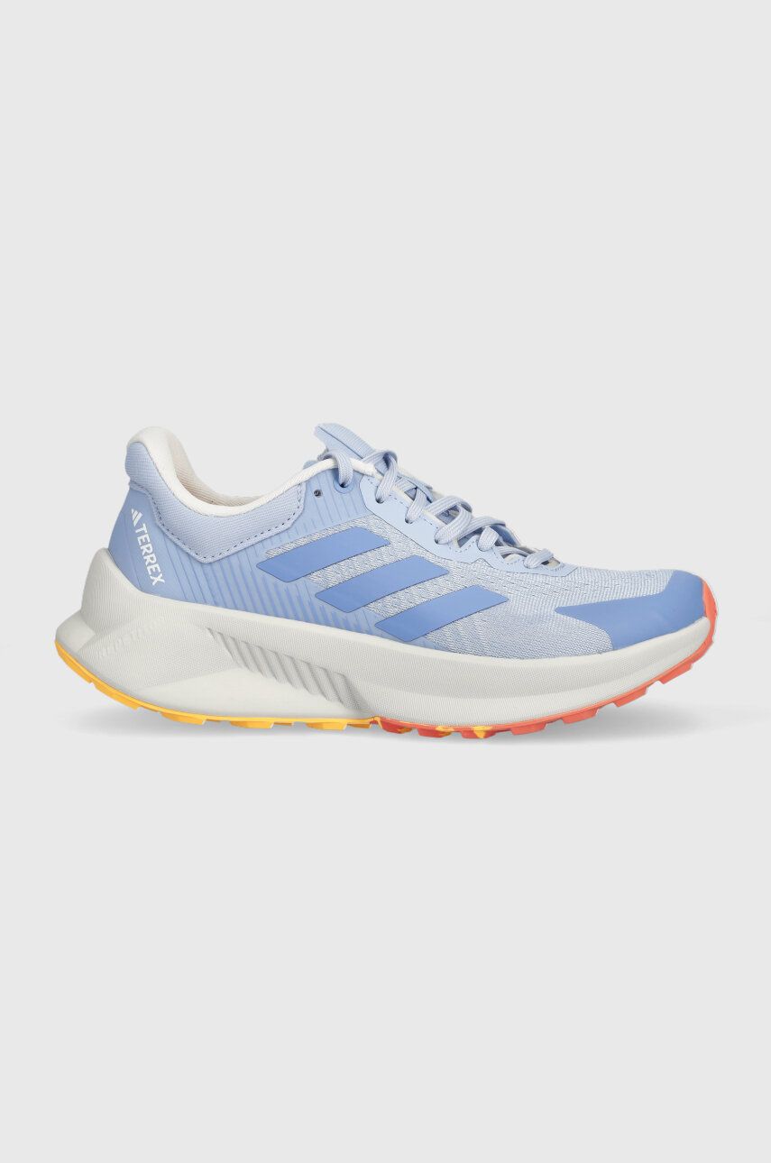 Boty adidas TERREX Soulstride Flow dámské - modrá -  Svršek: Umělá hmota