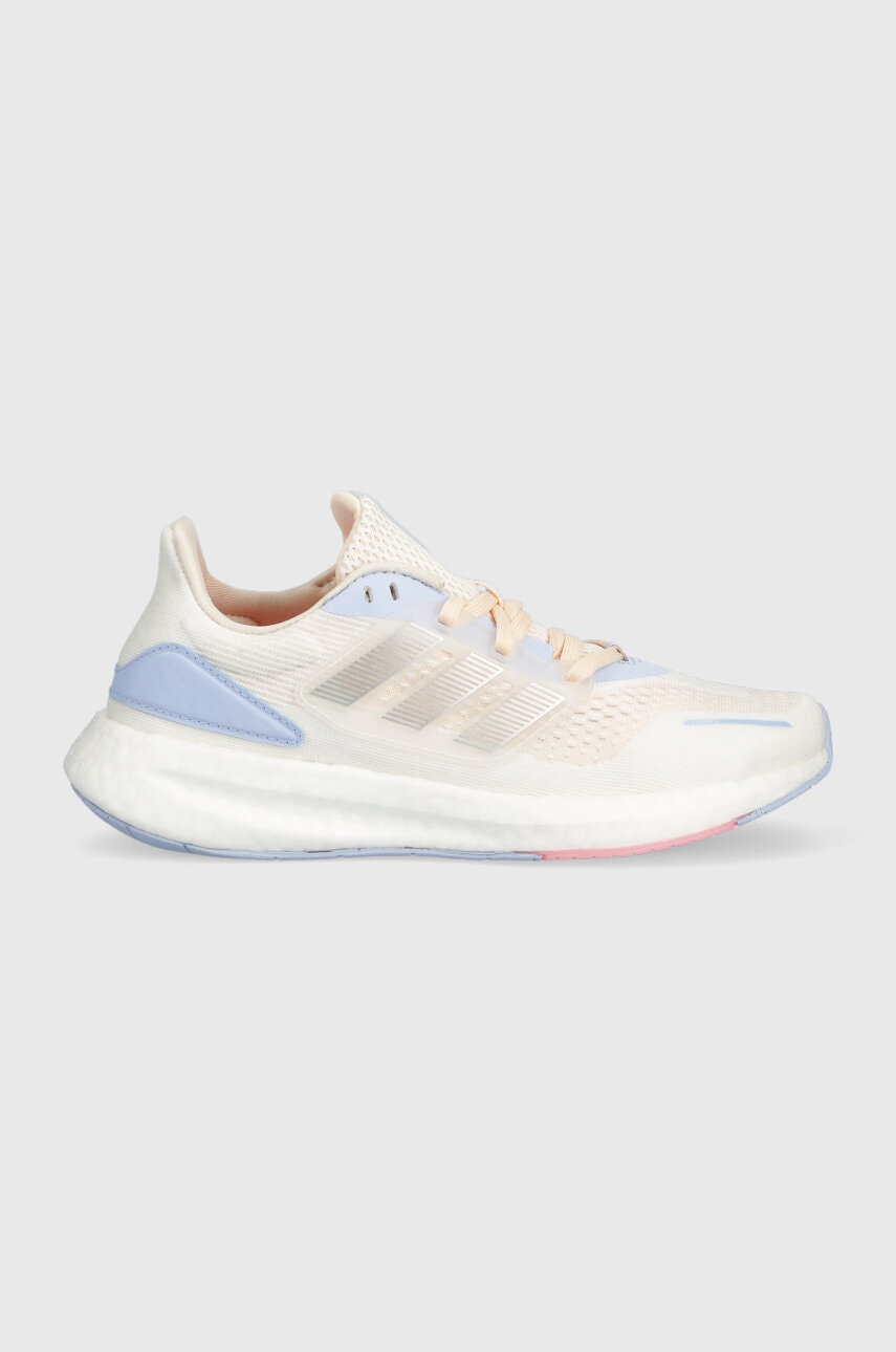 Levně Běžecké boty adidas Performance Pureboost béžová barva