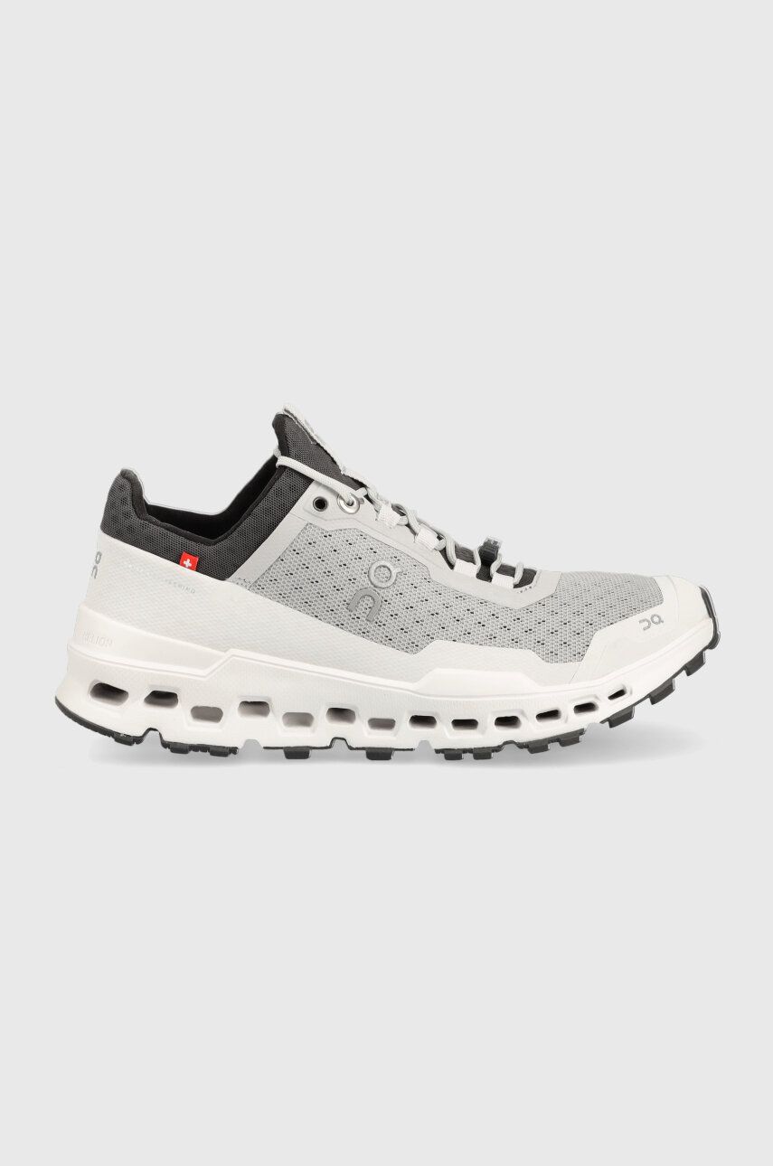 Běžecké boty On-running Cloudultra šedá barva - šedá -  Svršek: Umělá hmota