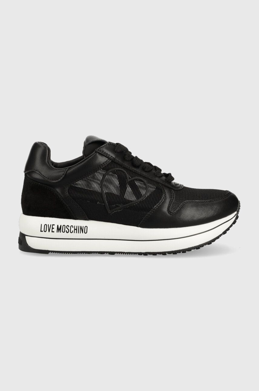 Love Moschino sneakers culoarea negru, JA15694G0GIQ800A answear.ro poza 2022 adidasi-sport.ro cel mai bun pret  online