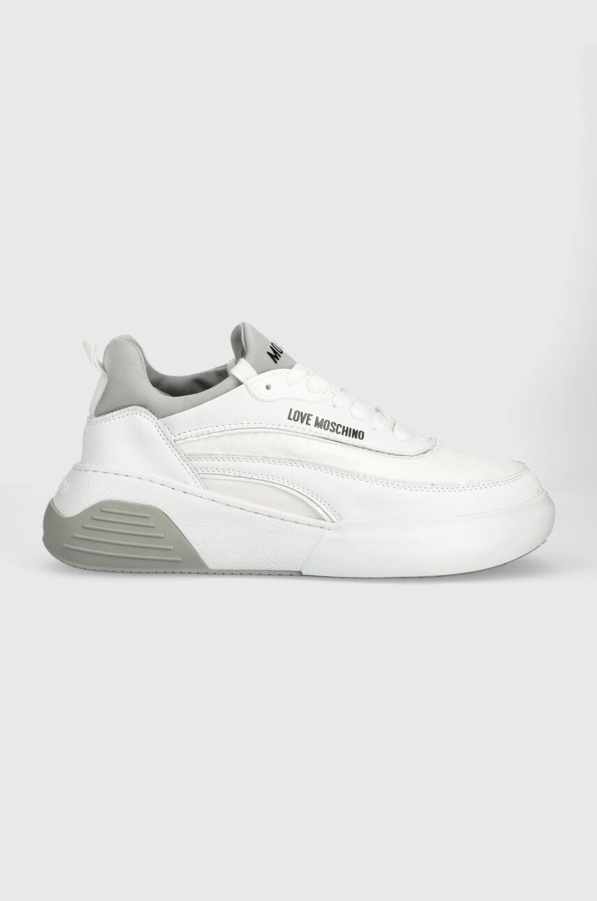 Love Moschino sneakers culoarea alb, JA15845G0GIO510A