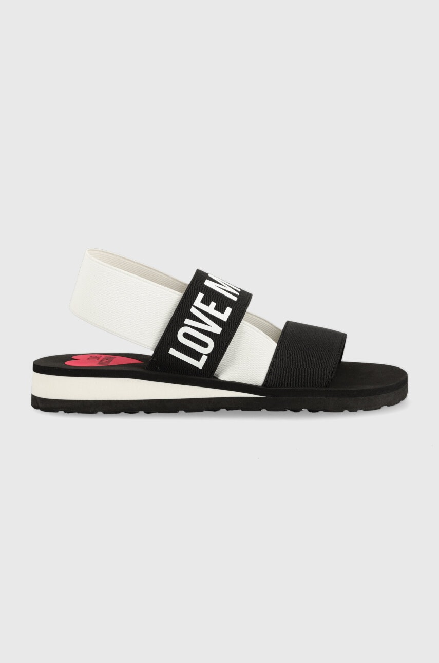 

Сандали Love Moschino в сребристо JA16033G0GJN400A, Сребърен