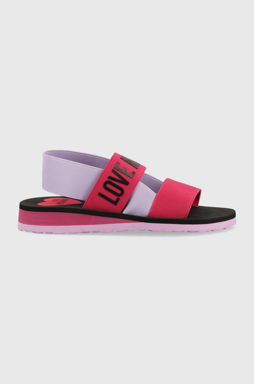 

Сандалі Love Moschino жіночі колір фіолетовий JA16033G0GJN460A