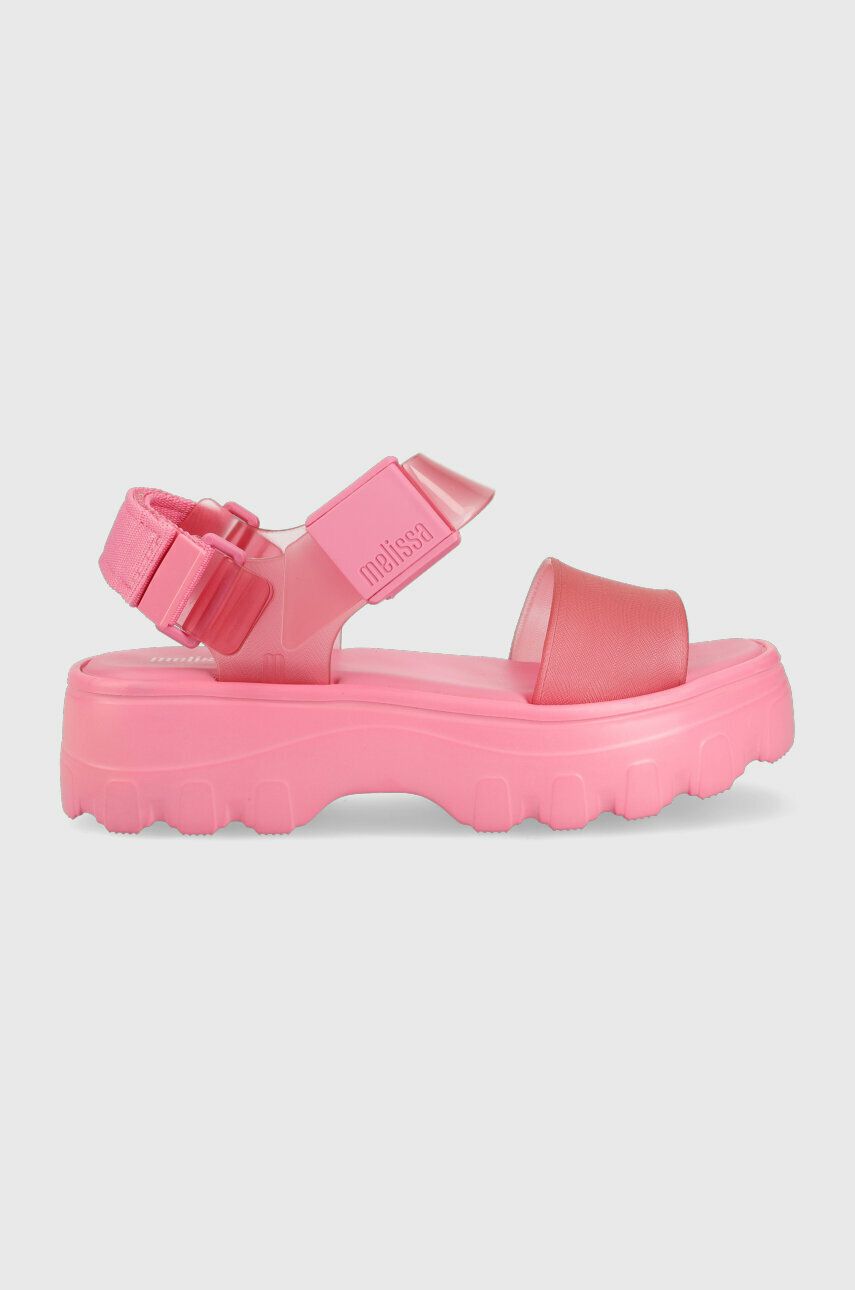 Sandály Melissa MELISSA KICK OFF SANDAL AD dámské, růžová barva, na platformě, M.32823.AJ294 - růžov