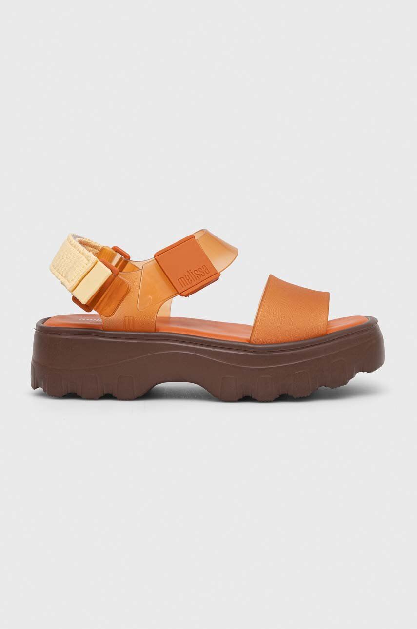 Melissa sandale MELISSA KICK OFF SANDAL AD femei, culoarea portocaliu, cu platforma, M.32823.AJ295 answear.ro imagine megaplaza.ro