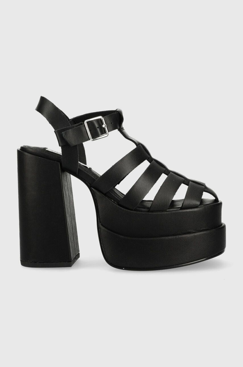 Kožené sandály Steve Madden Carlita černá barva, SM11002385