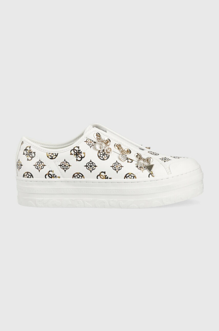 

Маратонки Guess BETRIX2 в бяло, Бял