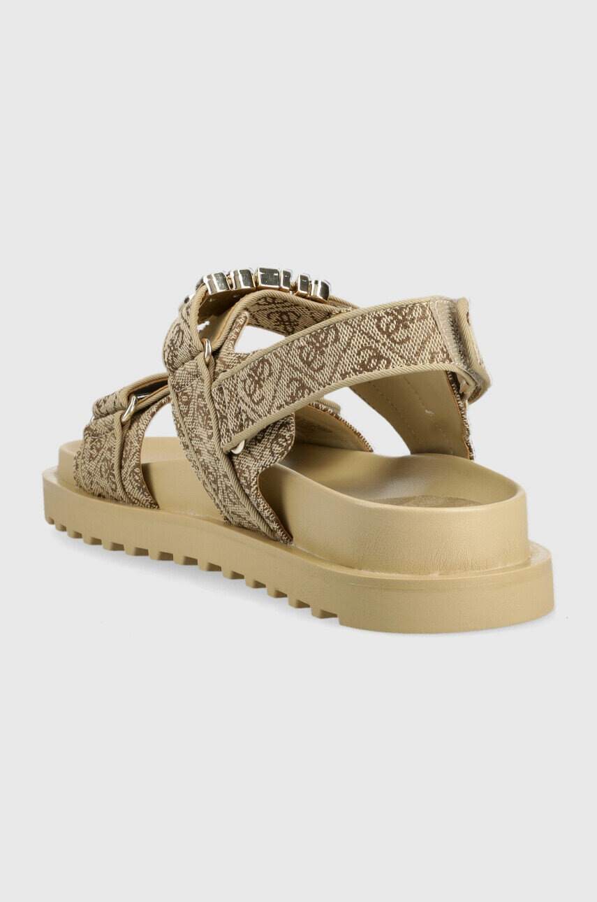 Сандалі Guess FABELIS2 жіночі колір бежевий FL6FB2 FAL03 