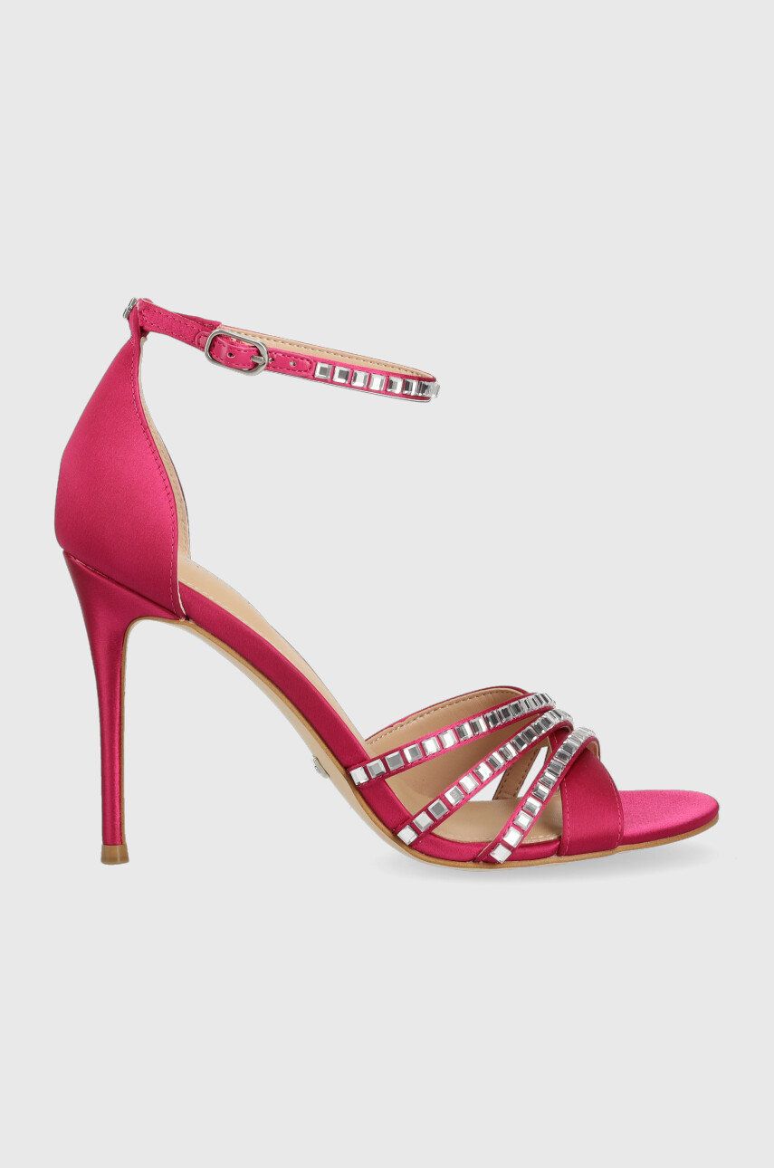 Sandále Guess KADISHA ružová farba, FL6KAD SAT07