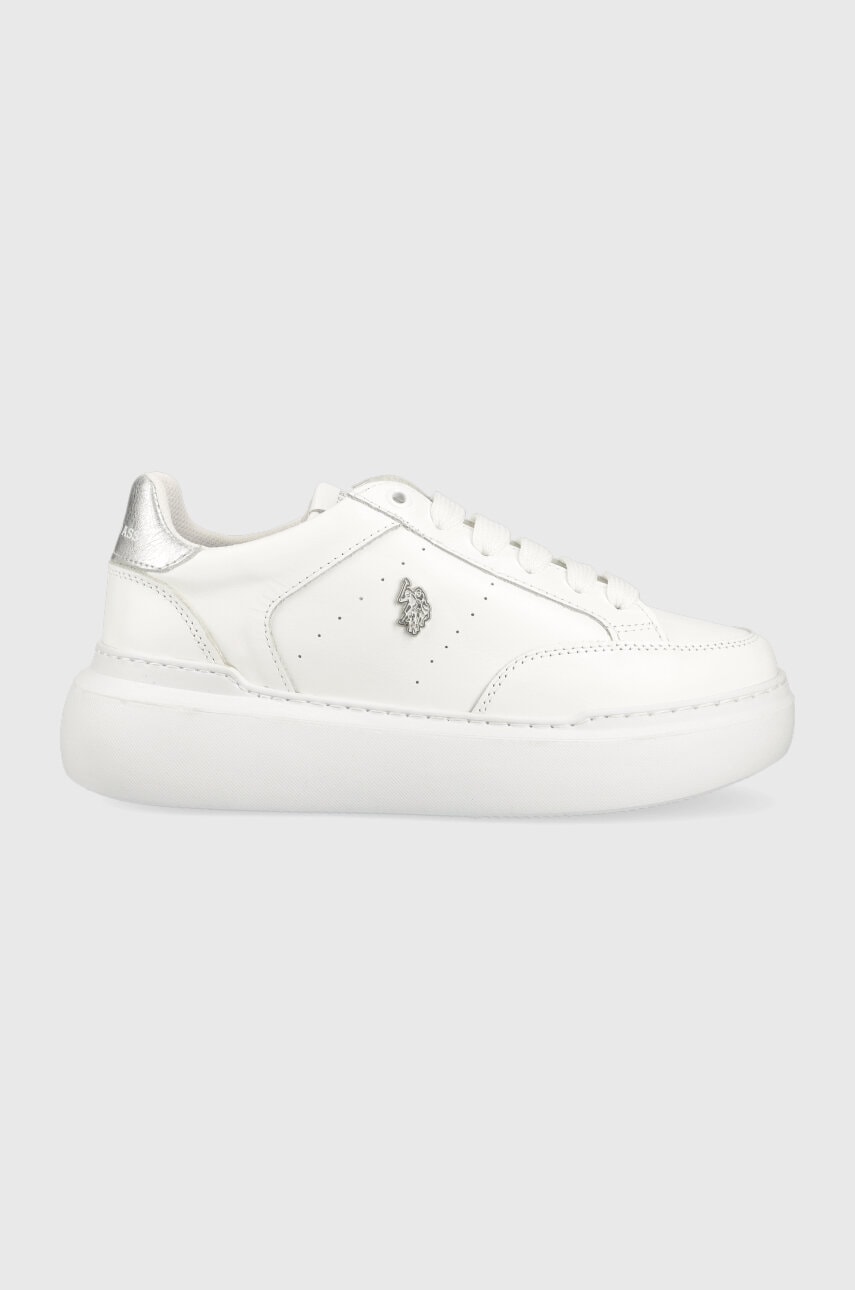 U.s. Polo Assn. Sneakers Din Piele Artide Culoarea Alb, Artide001d