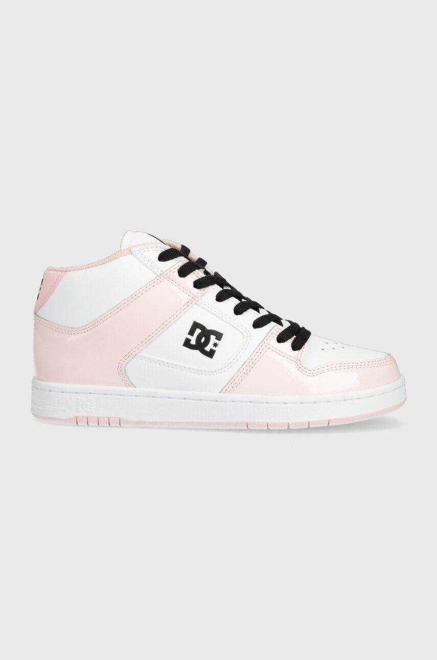 Sneakers boty DC růžová barva - růžová -  Svršek: Umělá hmota